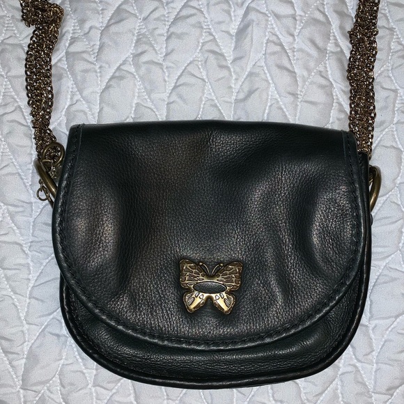 Rhythm & Rhyme Soft Leather Black Crossbody Bag - Picture 1 of 6